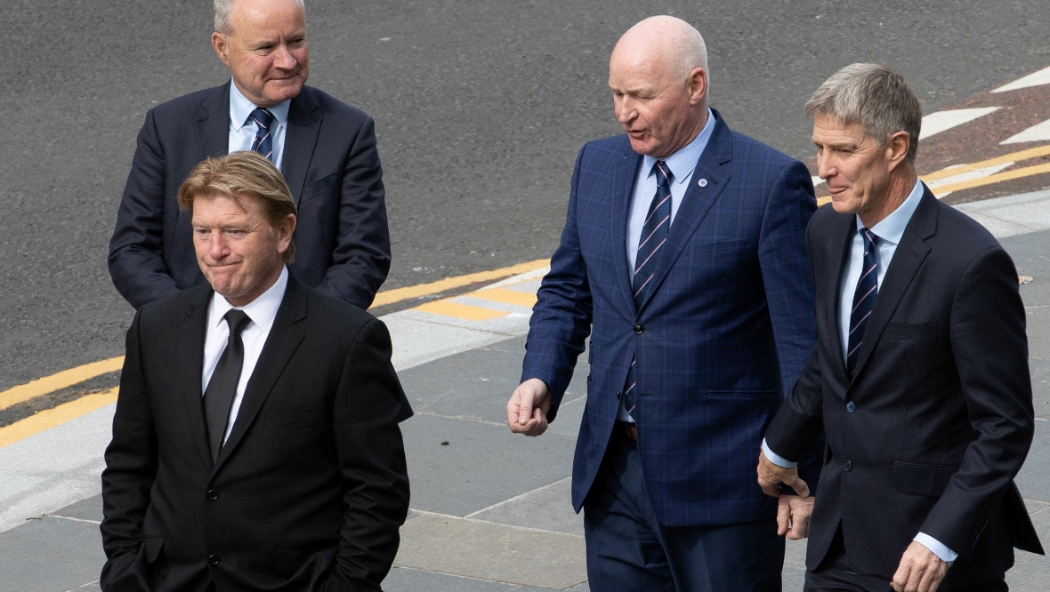 Richard Gough is among the ex players to attend the funeral.