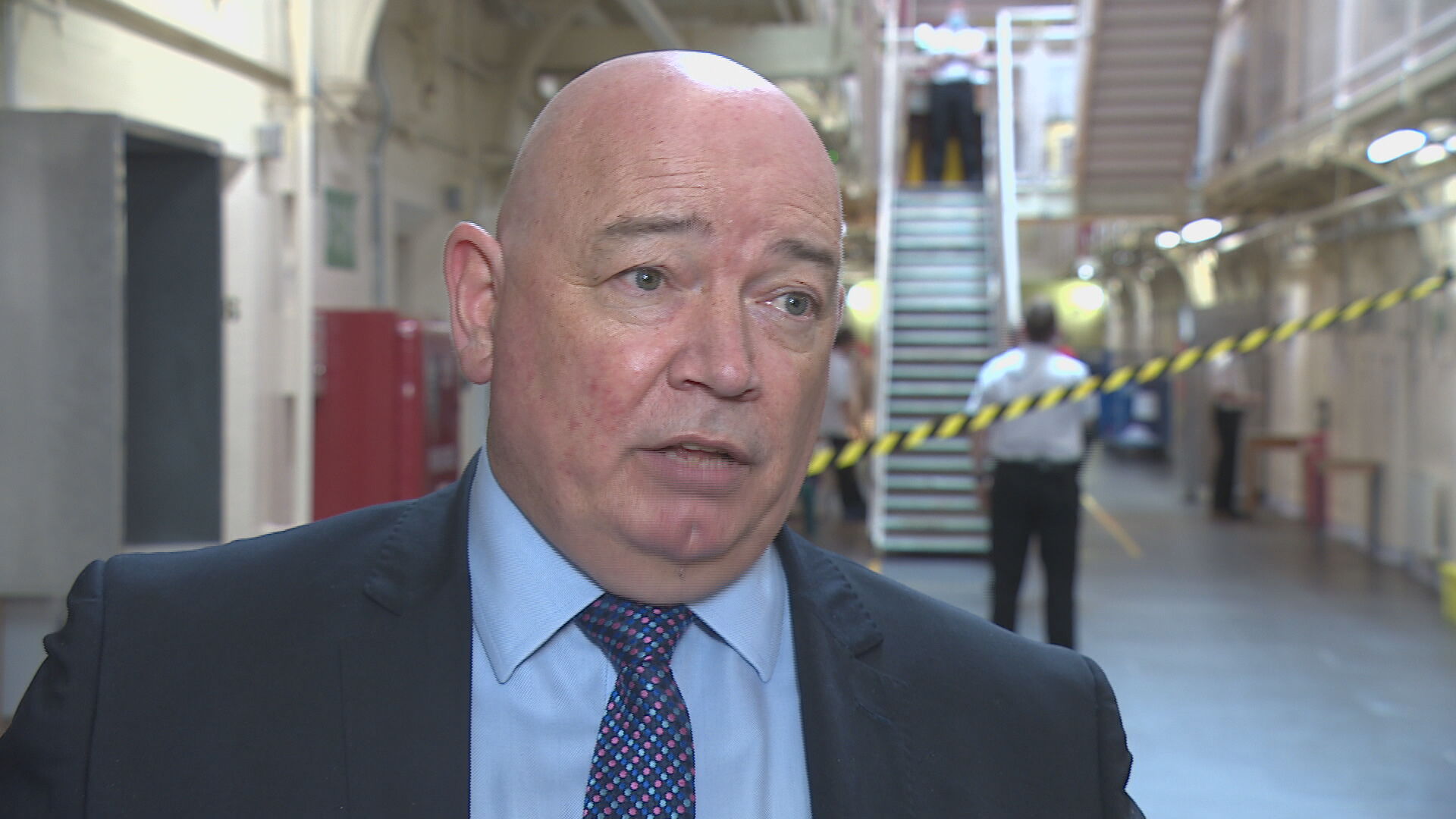 Barlinnie governor Michael Stoney says life has become easier for his staff.