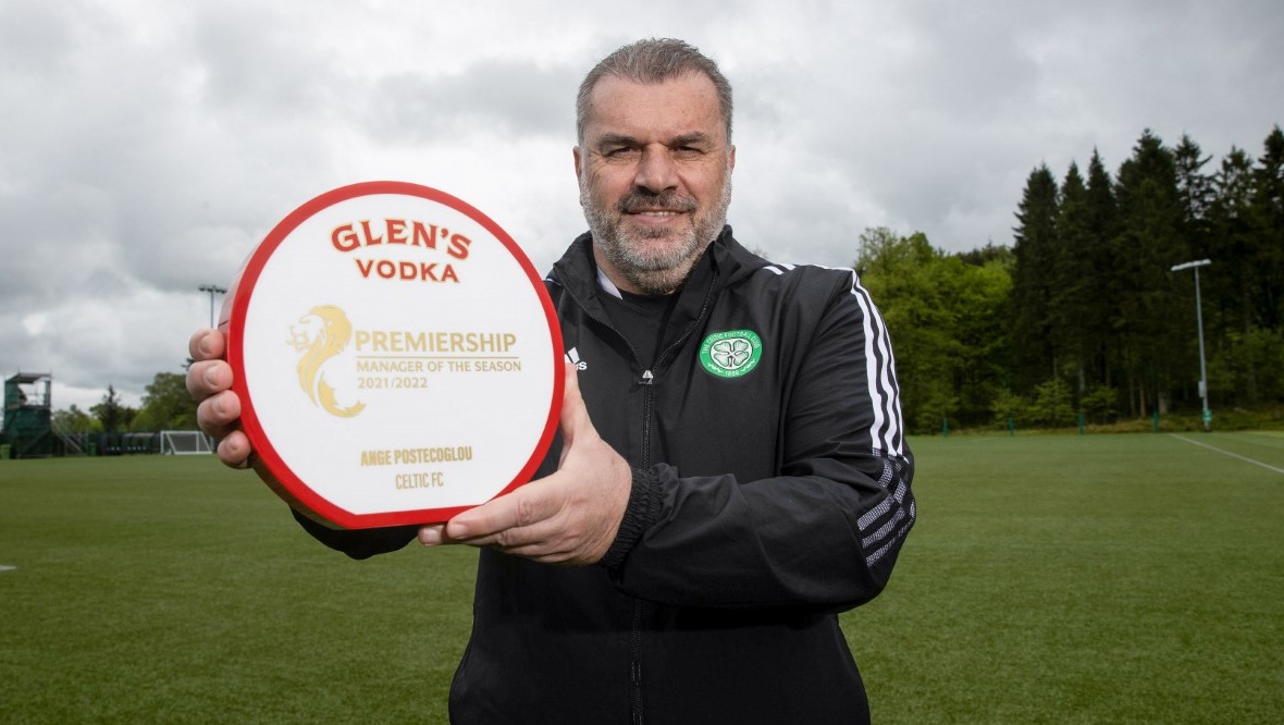 Celtic boss Ange Postecoglou named as Manager of the Season
