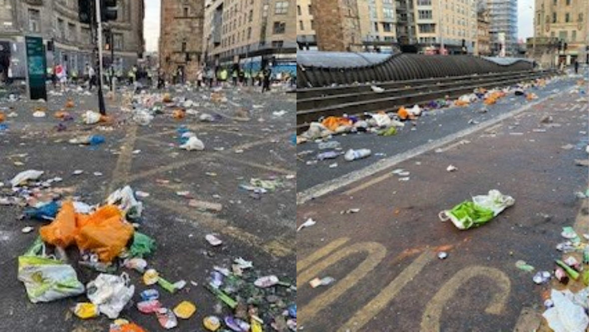 Glasgow City Council called the mess 