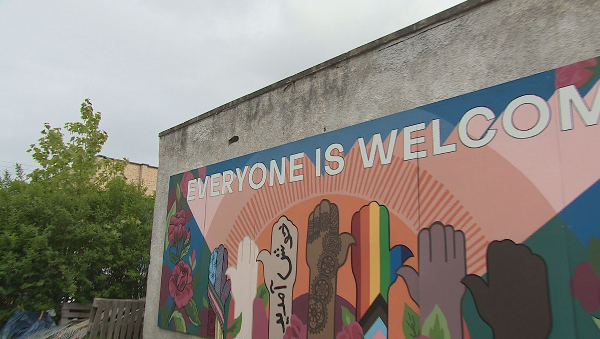 Mural on Kenmure Street.