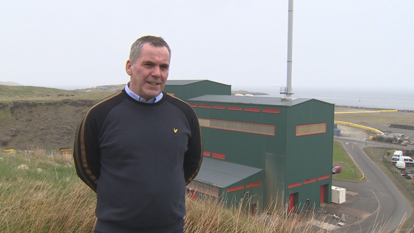 Derek Leask is the director of Shetland Heat Energy and Power