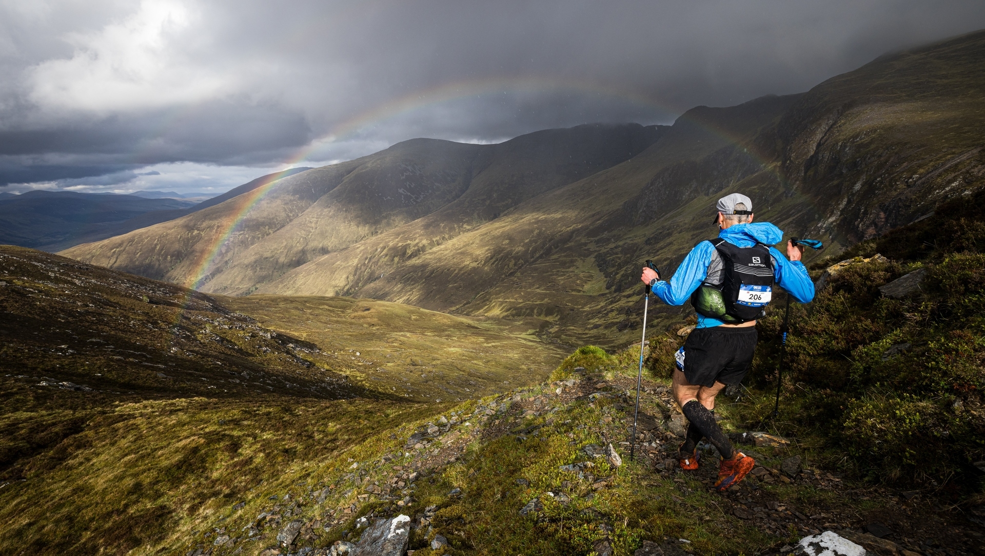 Matt Newton hopes for dry weather at the end of the rainbow.