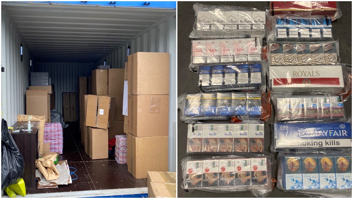 Man charged after more than 800,000 ‘illicit cigarettes’ found in Dundee container
