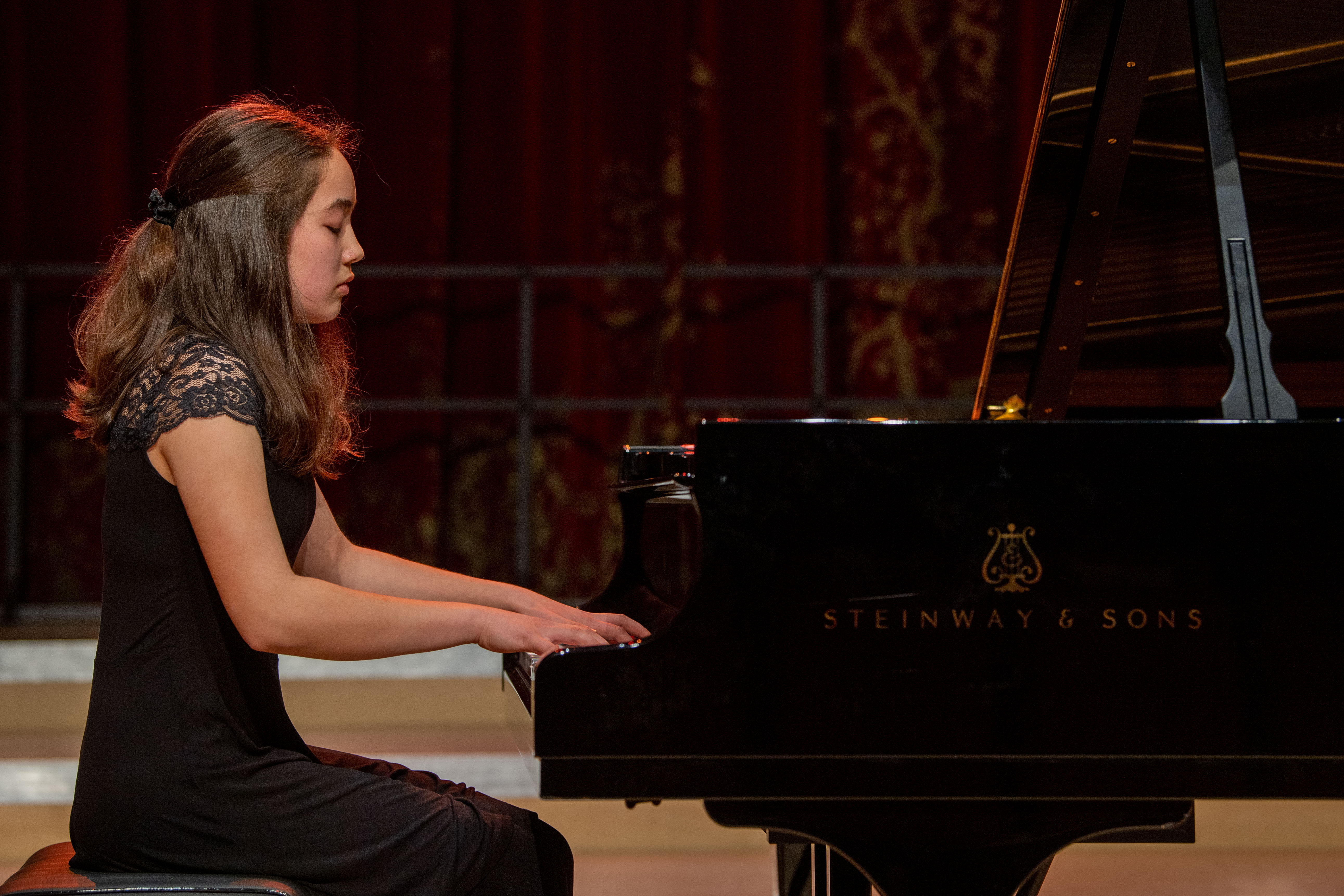 Juliet performing on-stage at the Royal Conservatoire of Scotland. (RCS) 