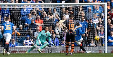 Celtic have to wait for title confirmation as Rangers beat Dundee United 2-0