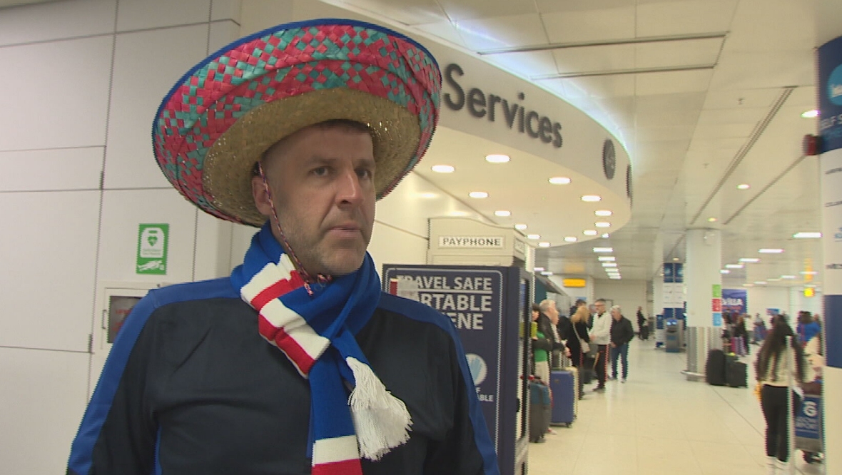 Rangers fans are stopping at nothing to get to Seville.