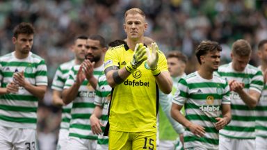 Celtic goalkeeper Joe Hart: ‘We’re pleased with where we are’