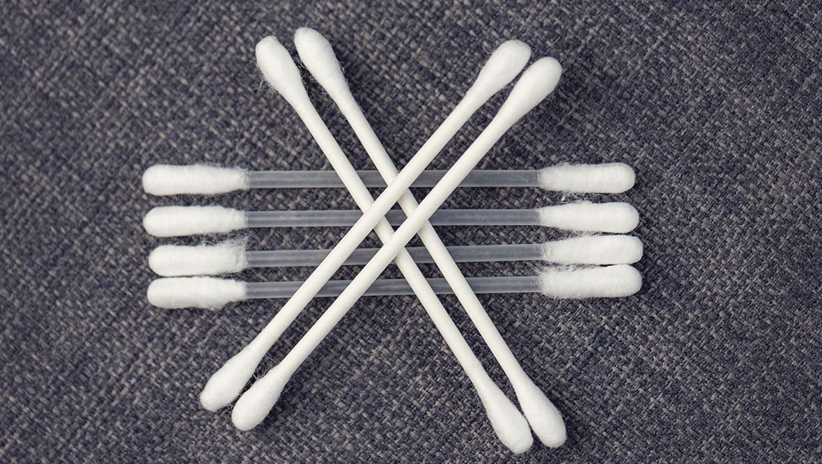 Plastic cotton buds were banned in Scotland in 2019.