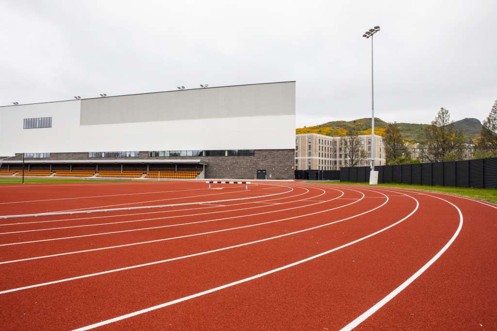 The new facility boasts a running track and small 500-seat grandstand.