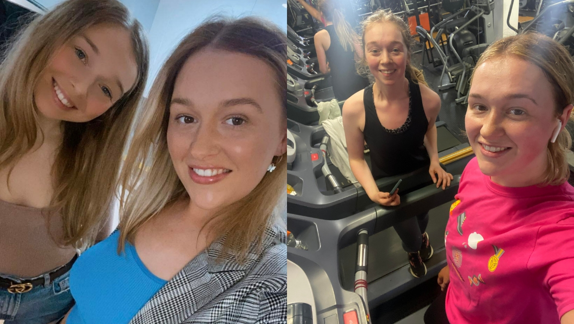 Fern, 24, and Niamh, 22, are taking on the challenge together.