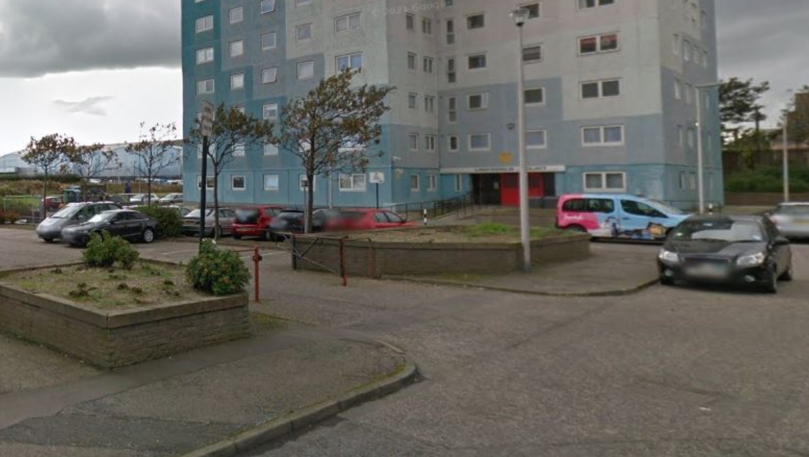 Body of woman discovered outside block of high rise flats in Linksfield Court, Aberdeen