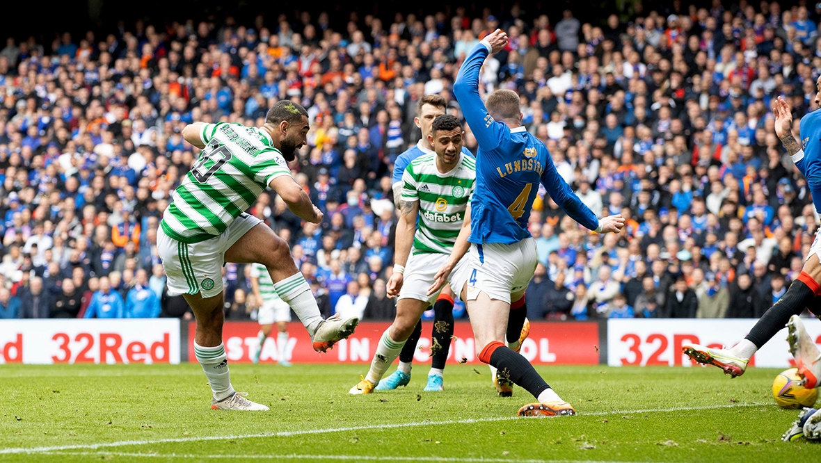 Cameron Carter-Vickers scored the winner at Ibrox in April.