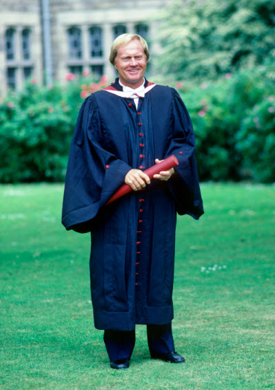 Nicklaus received an honorary degree from the University of St Andrews in 2008. (St Andrews)