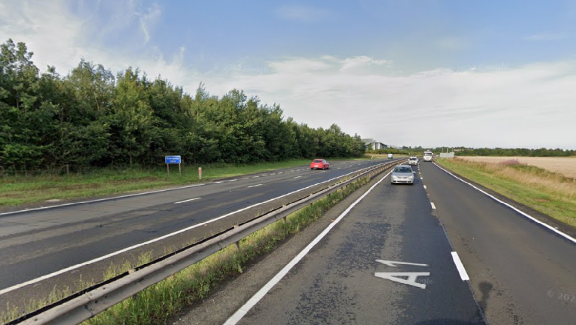 Pedestrian, 28, dies after being hit by taxi on A1 near Macmerry in East Lothian