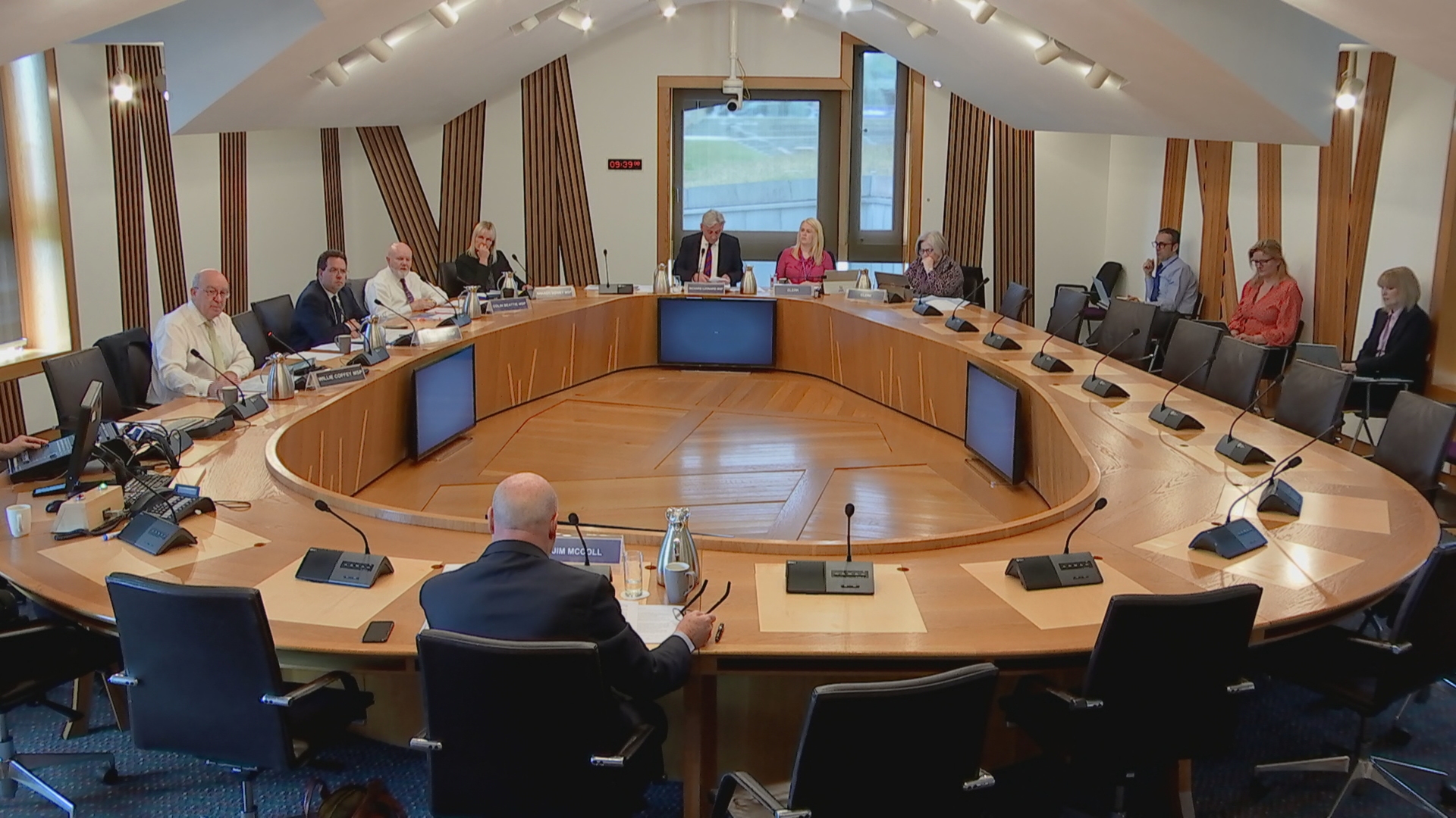 MSPs on Holyrood's Public Audit Committee questioned McColl. (Scottish Parliament TV)