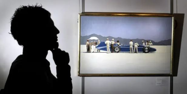 Bluebird at Bonneville is among the paintings that will be on show (Danny Lawson/PA)
