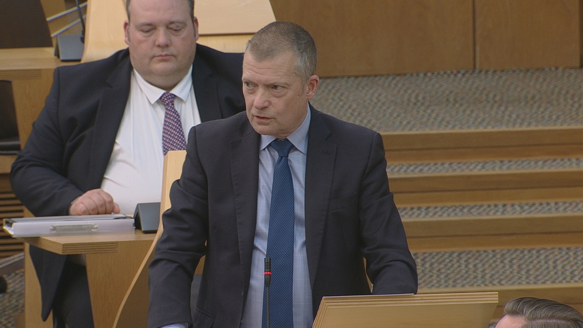 Scottish Conservative MSP Graham Simpson raised the issue. (Scottish Parliament TV)