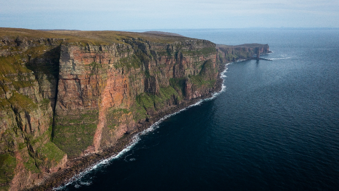 St John's Head is the highest vertical sea cliff in the UK.