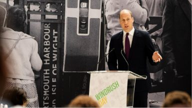 Prince William praises Windrush generation and condemns racism faced by black people in UK as monument unveiled