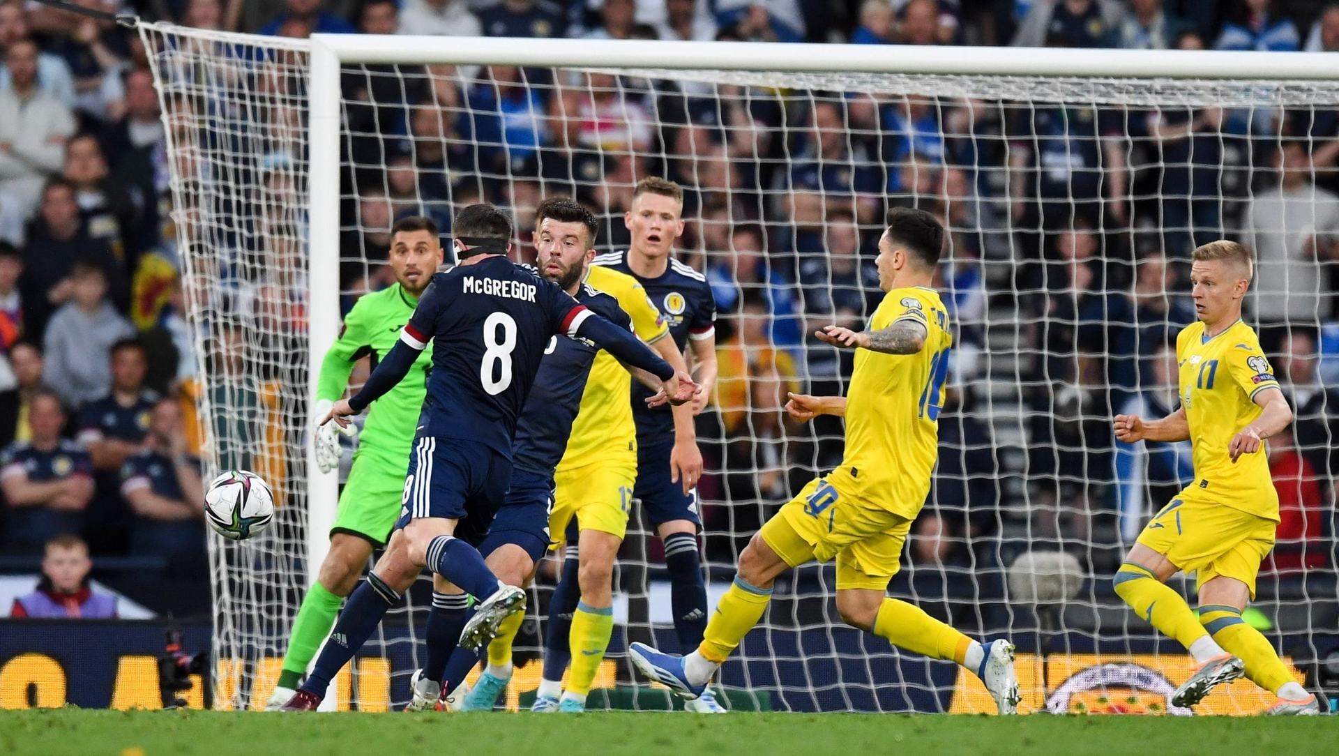 Scotland will face Ukraine again just months after the World Cup play-off defeat. (Photo by SNS Group)