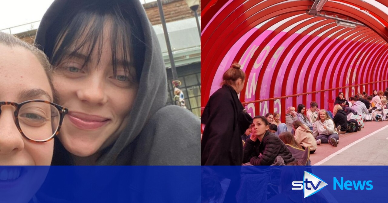 Billie Eilish fans camp out as star poses for selfies ahead of Hydro gig