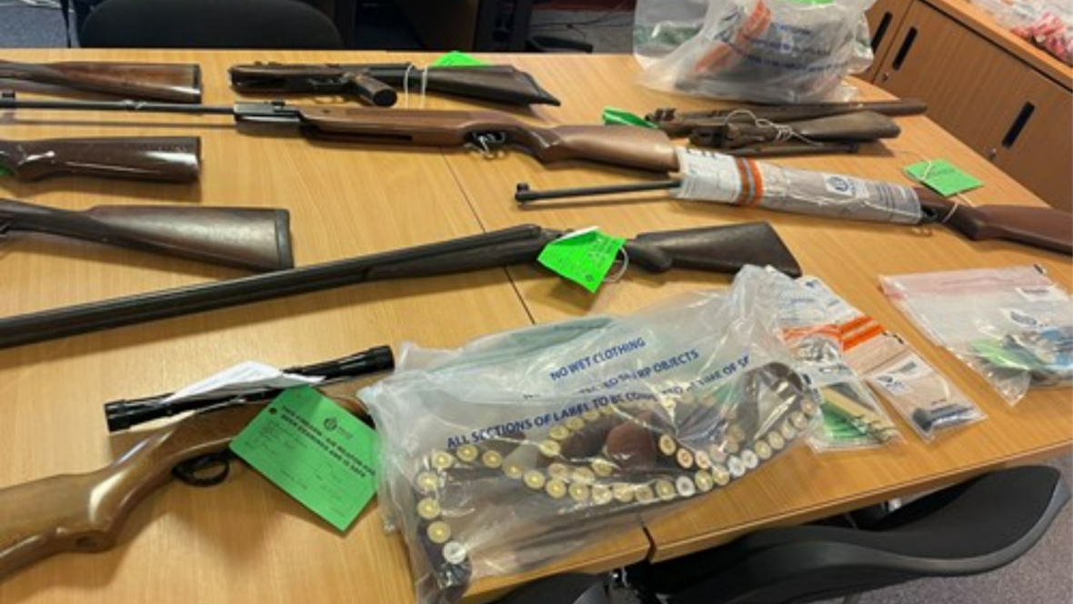 Hundreds of firearms and ammunition surrendered to Police Scotland following campaign