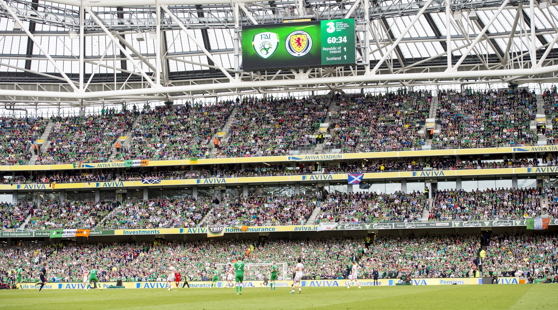 Scotland will play at the Aviva Stadium for the first time since 2015.