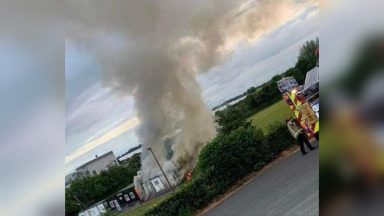 Two schoolchildren charged after fire in Fife at ‘historic’ football park for Eastvale Football Club