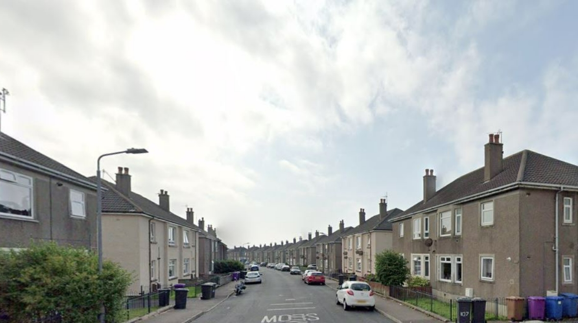Man arrested in Ardrossan after brandishing weapon at police and crashing during car chase