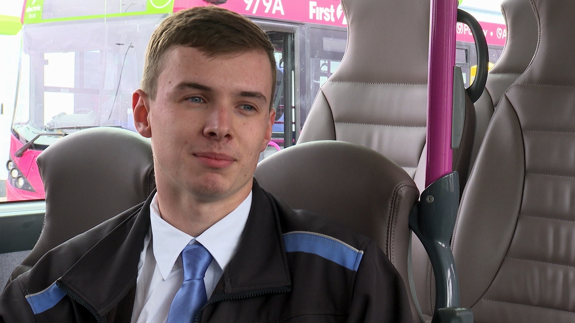 Rhys Holland, First Bus driver