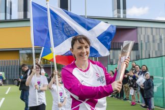 Queen’s baton arrives in Inverness in relay run through Scotland to Birmingham Commonwealth Games