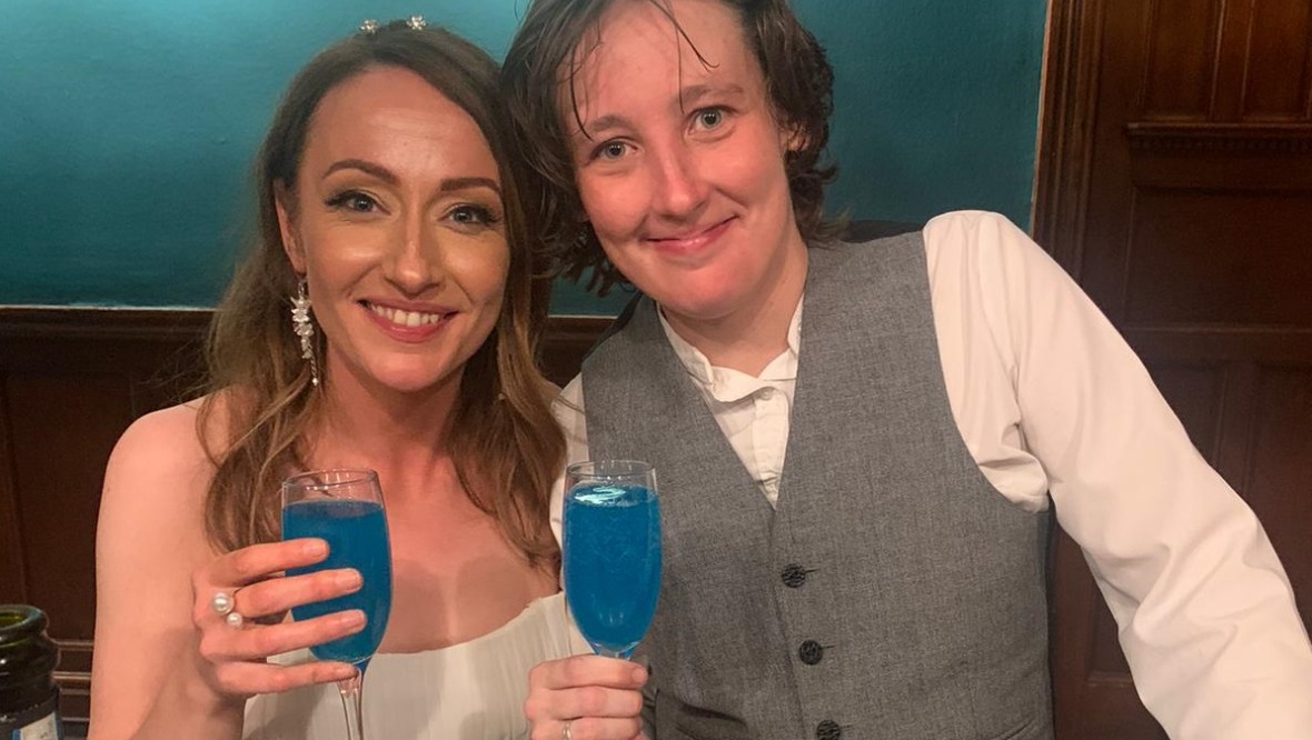 SNP MP Mhairi Black marries partner Katie in Glasgow as Jenny Gilruth and Kezia Dugdale also wed