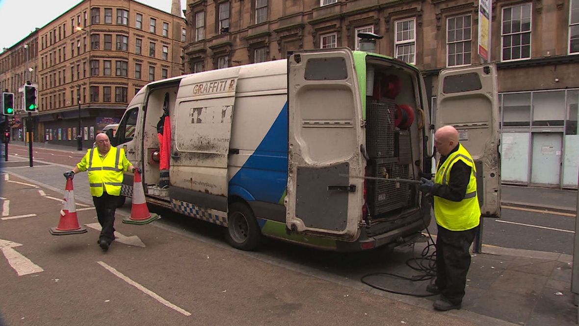 ~Upgrades are being made by the Glasgow city centre task force.