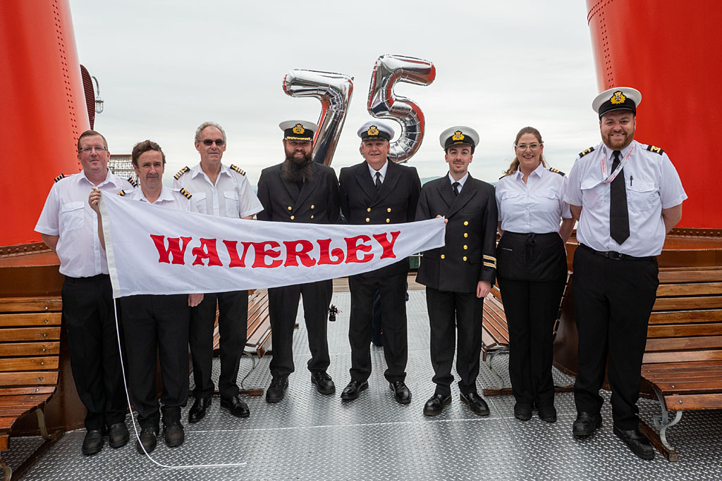 Waverley crew celebrate 75th anniversary.