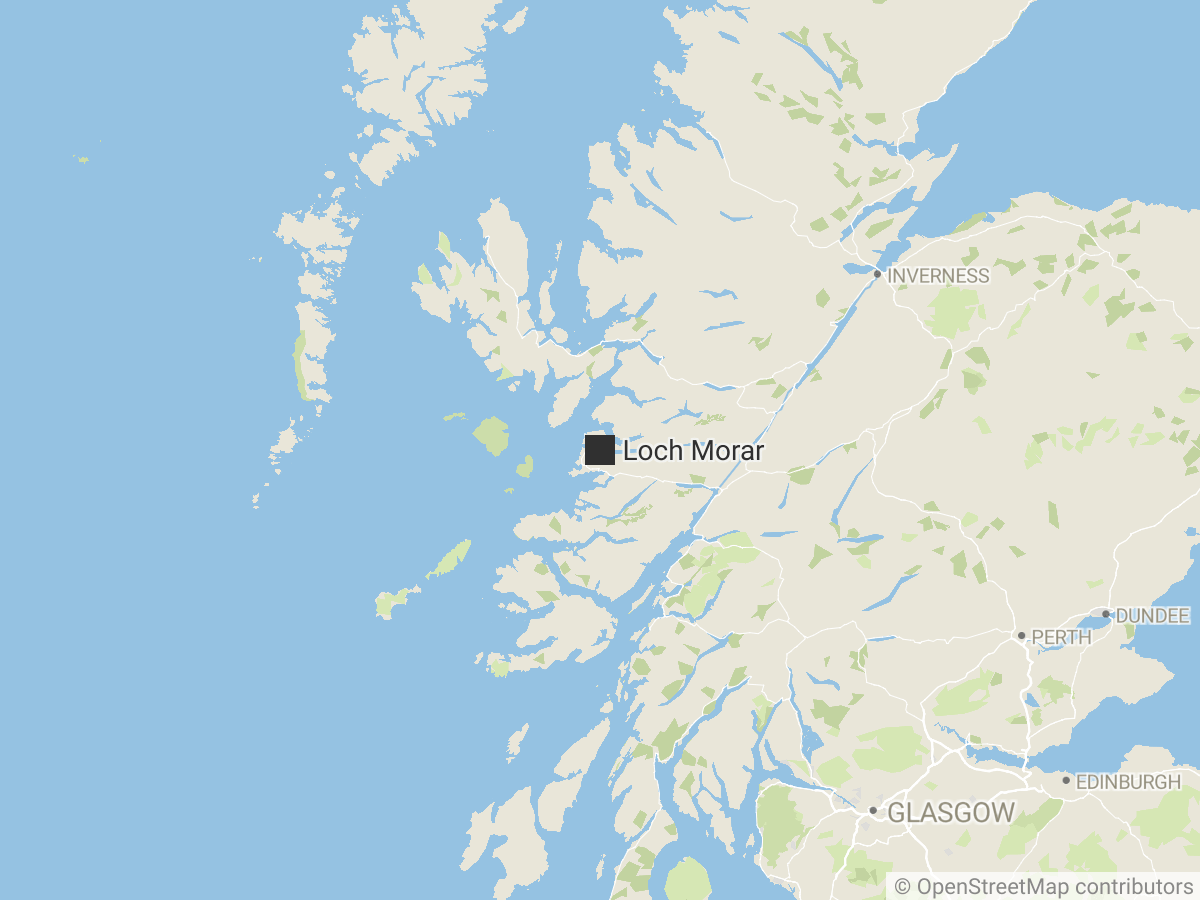 The loch is located south of Mallaig. (STV News)