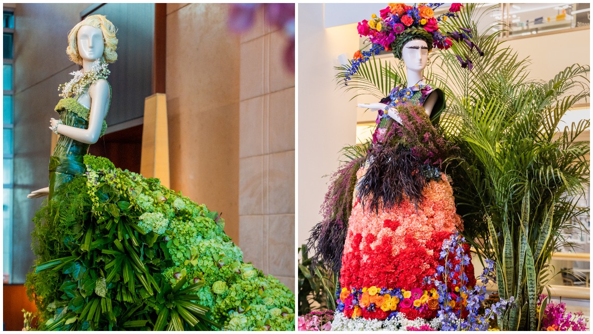 Grace Kelly and Frida Kahlo have previously been immortalised in blooms by the exhibition. 