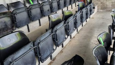 Football club condemns ‘unacceptable’ vandalism after seats smashed days before pre-season