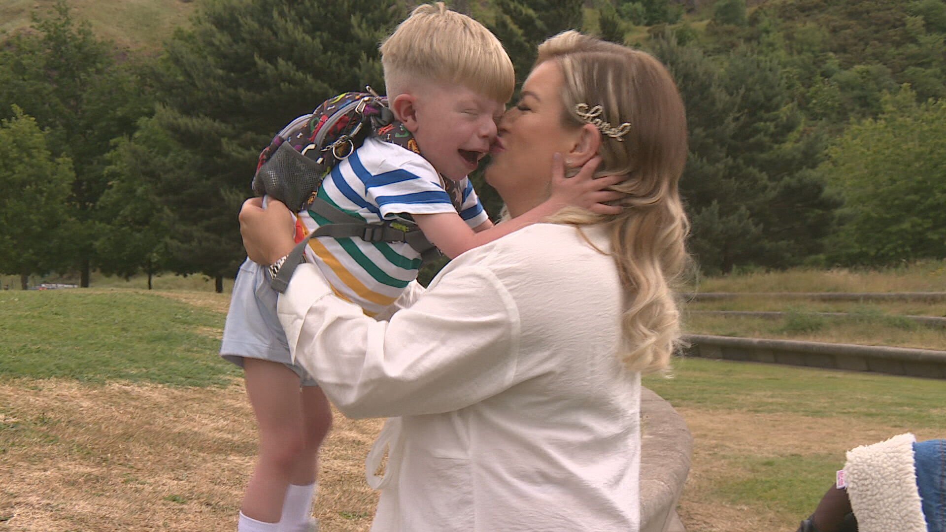 Mum Ashley says finding a lung donor for her son would be 'better than winning the lottery'. 