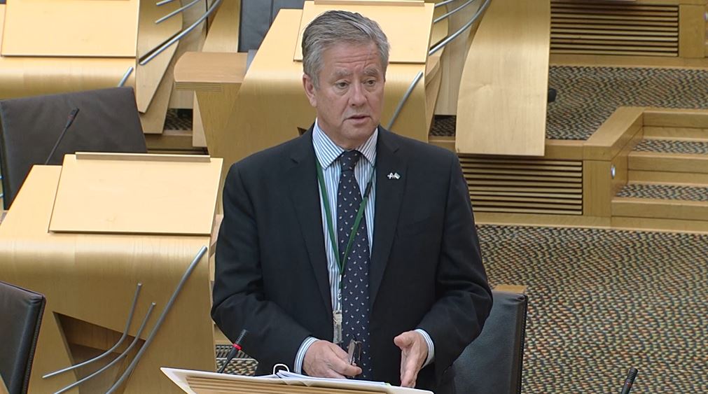 Keith Brown made a statement at the Scottish Parliament. 