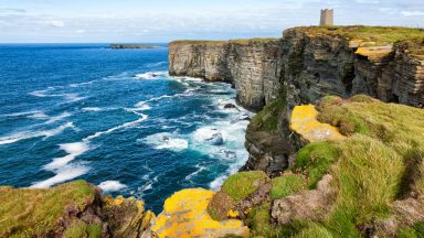 Man’s body pulled from sea after fall from cliffs at Birsay in Orkney