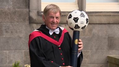 St Andrew’s University awards football legend Sir Kenny Dalglish with honorary Doctor of Laws degree