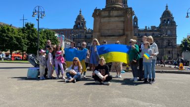 Crowds to gather at Glasgow’s George Square to honour murdered Ukrainian children