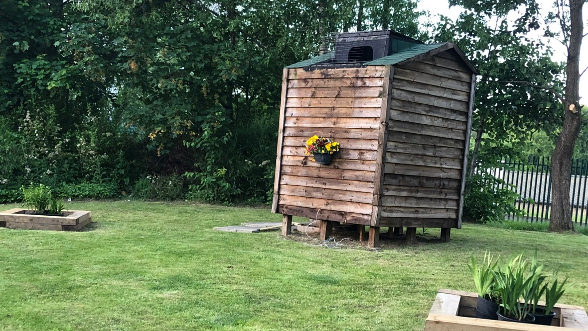 Glasgow City council has demanded the removal of the pigeon loft.