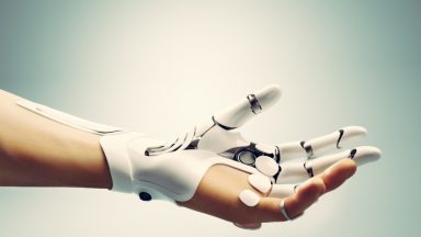 Glasgow University engineers’ artificial skin can feel pain and could advance robotics and prosthetic limbs