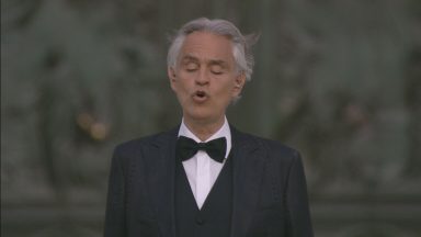 Italian tenor Andrea Bocelli is preparing for his first Highland fling