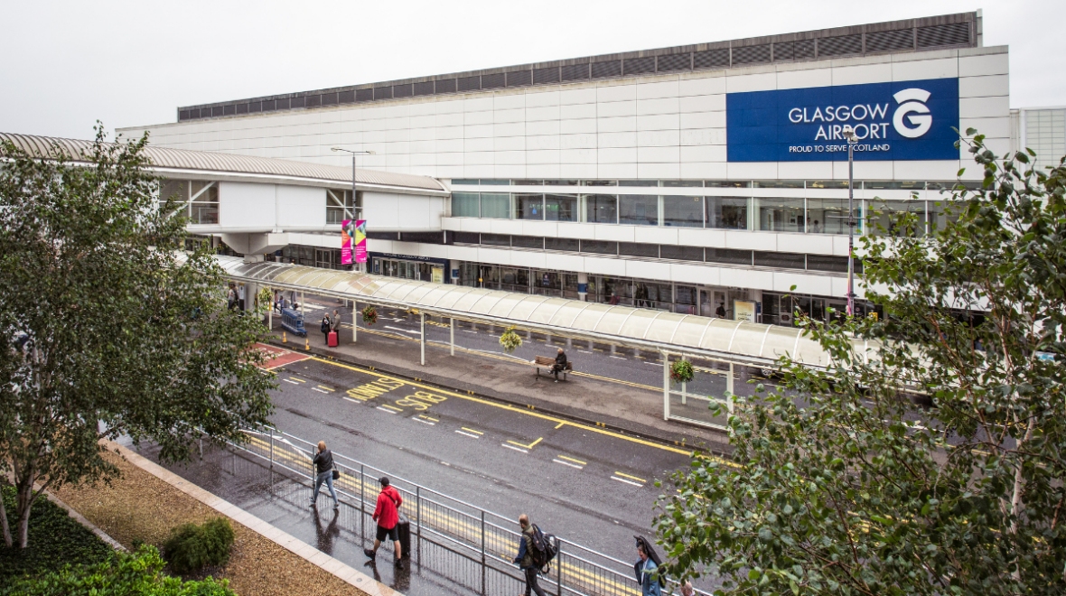 Couple arrested at Glasgow Airport in connection with organised crime after arriving from Dubai
