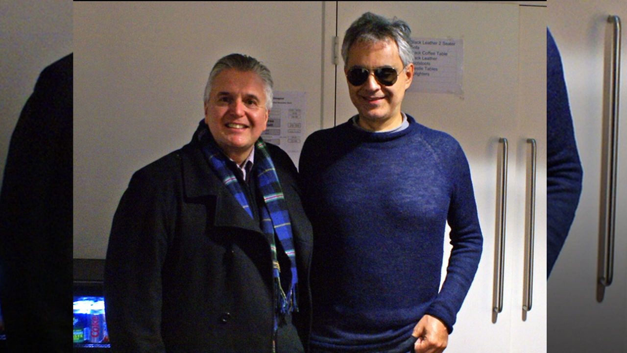 Andrea Bocelli set to don special tartan suit at ‘ridiculous’ Inverness performance