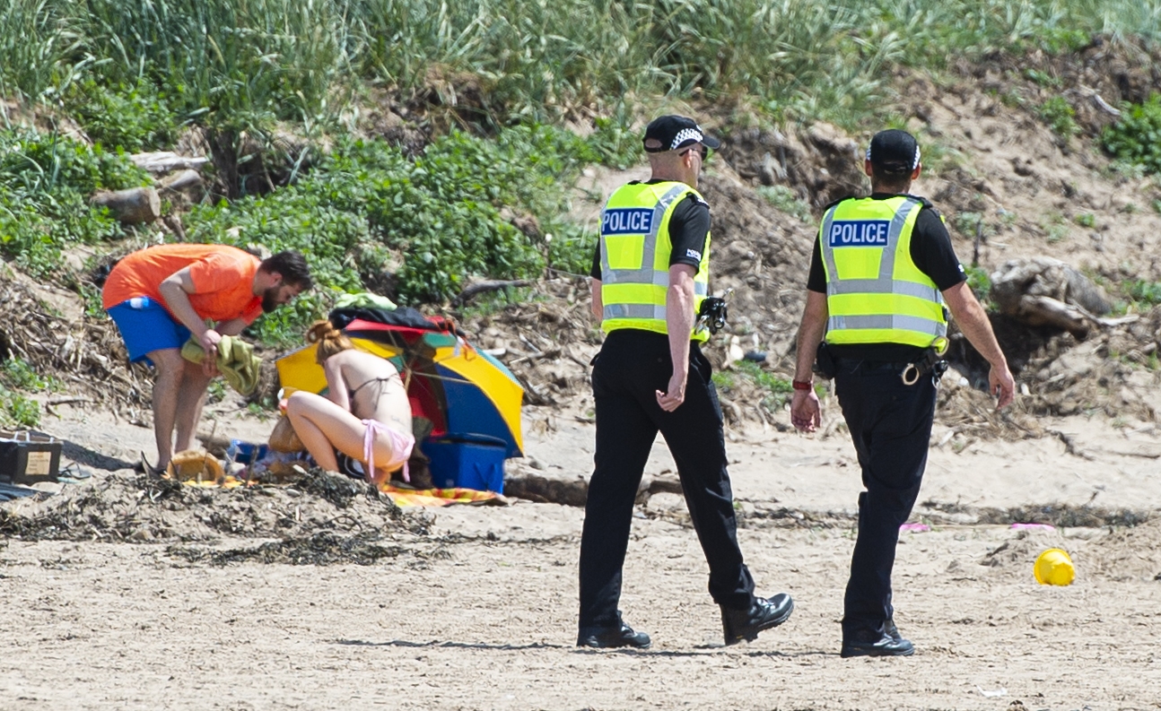There will be extra patrols on Ayrshire's beaches.