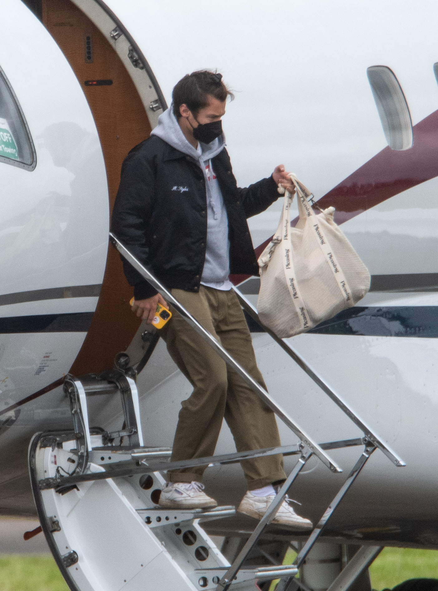 Singer Harry Styles arriving in Glasgow last year. 